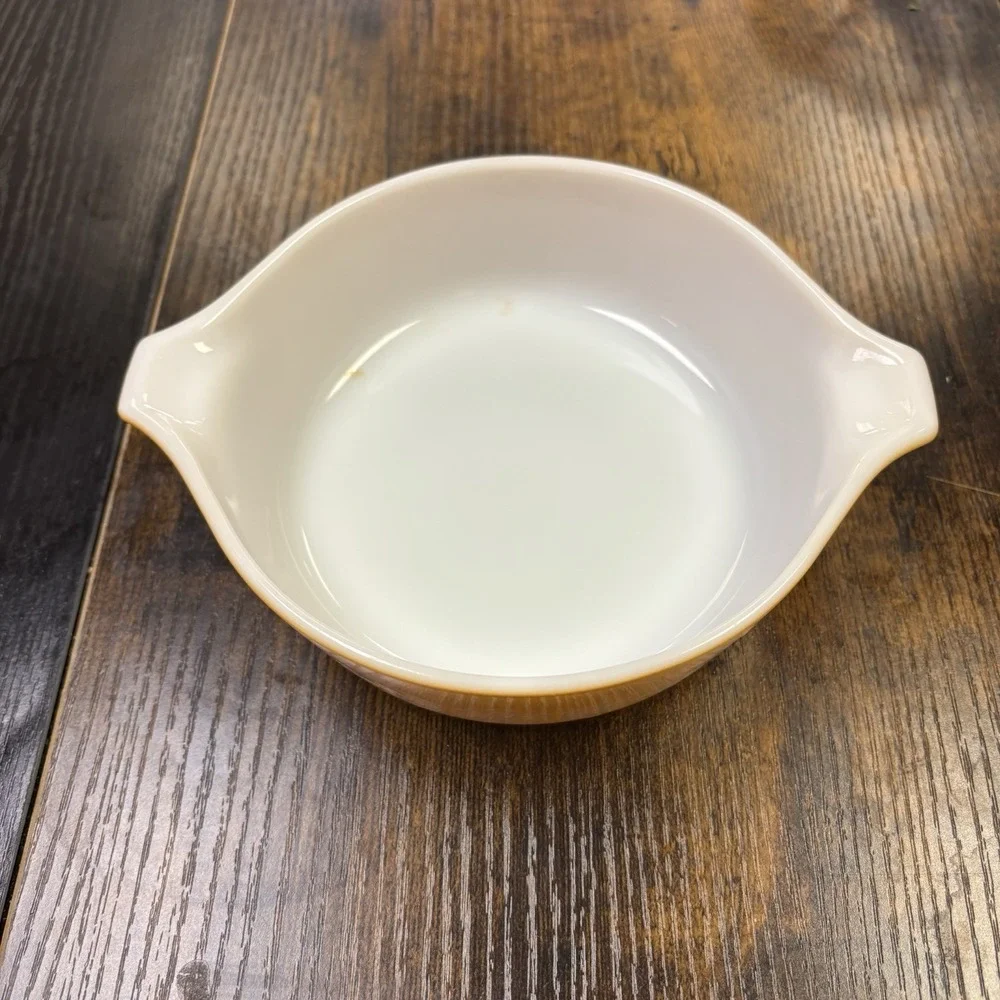 Vintage Butterfly Gold Yellow Pyrex Corning Ware Dish Flower 1pt 500ML No lid‎
